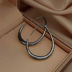 Minimalist Heart Drop Earrings with Faux Pearls for Women