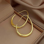 Minimalist Heart Drop Earrings with Faux Pearls for Women