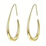 Minimalist Heart Drop Earrings with Faux Pearls for Women