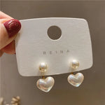 Colorful Heart Earrings for Women, Heart-Shaped Statement Earrings