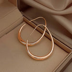 Minimalist Heart Drop Earrings with Faux Pearls for Women